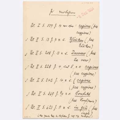 Thomas Mann manuscripts